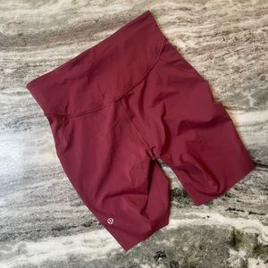 Lululemon Base Pace Biker Short 8” Size 6